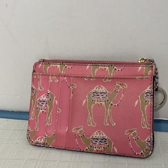 Kate Spade Camel Party Bitsy Wallet Coin Purse liberty street pink - Picture 3 of 9